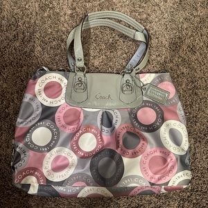 Multi color circle bag